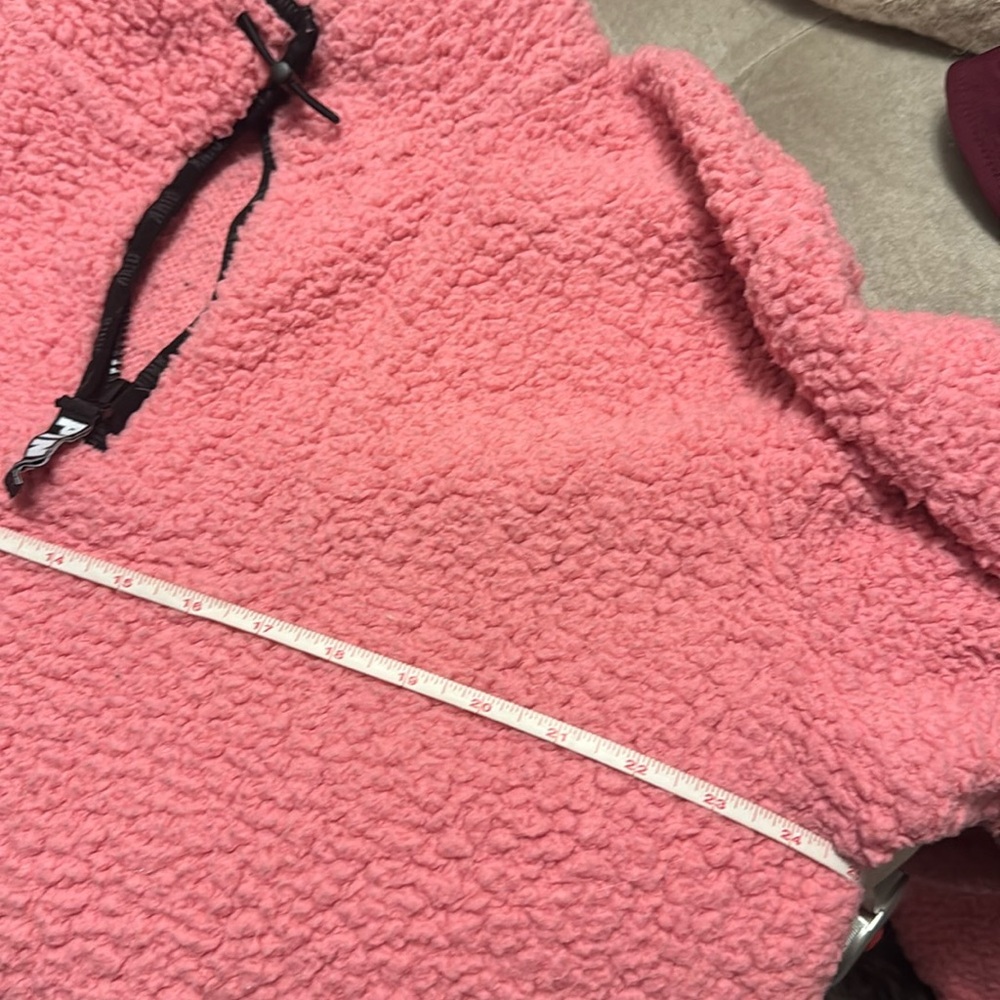 Victoria’s Secret PINK pink Sherpa Quarter-Zip Pullover - Picture 9 of 13